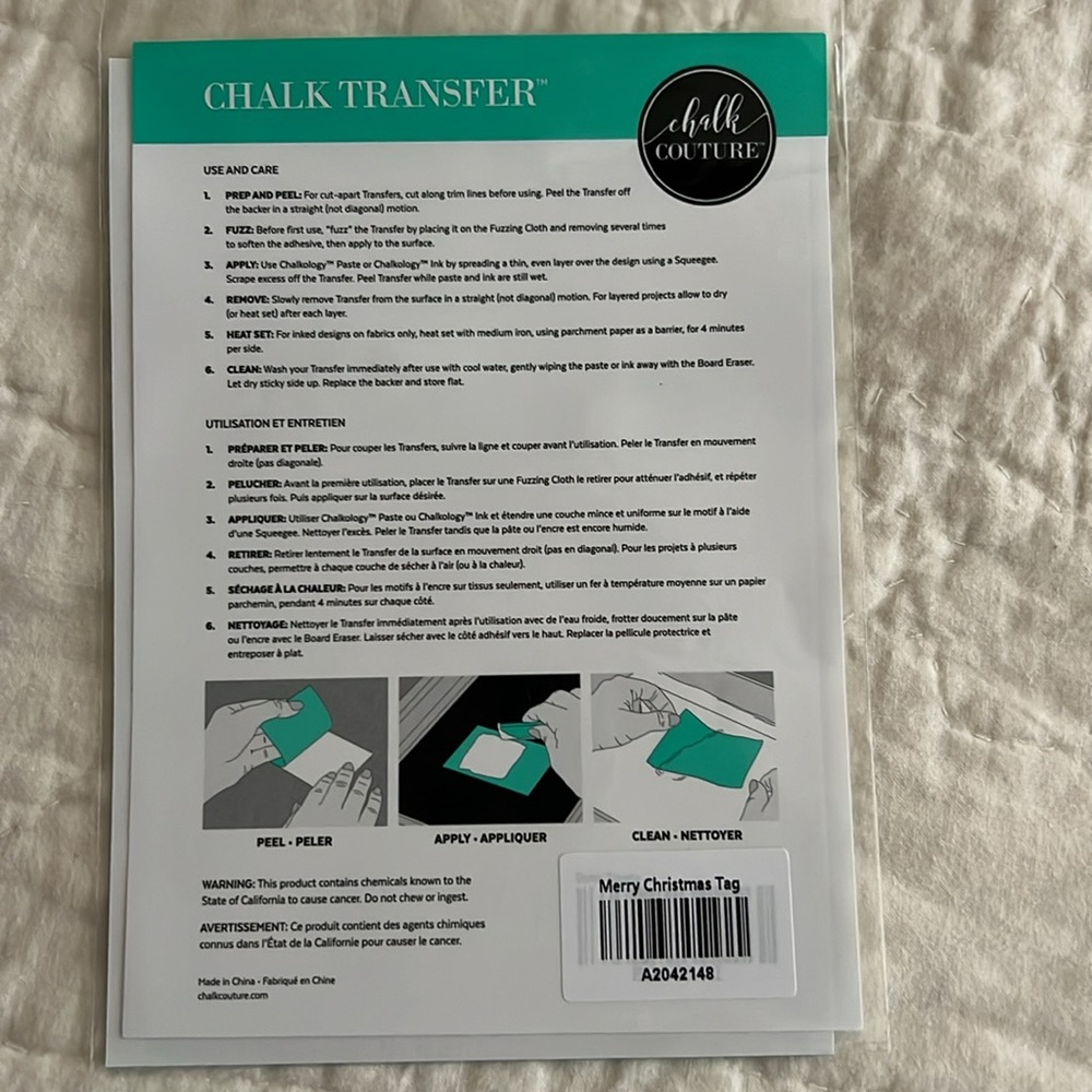 Chalk Couture Size A Transfers - 5 New & Used - Picture 13 of 13